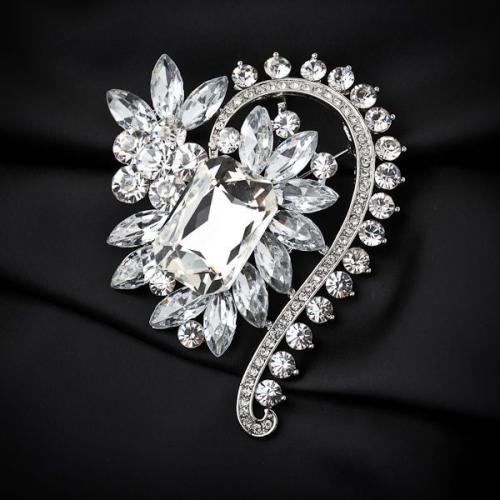 85x68mm SWAROVSKI CRYSTAL PENDANT OR BROOCH